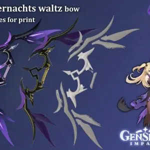 3d print stl files bow Mitternachts waltz main view