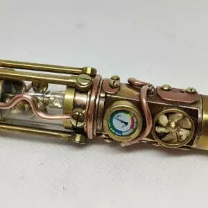 “Four leaf clover” motorized steampunk usb flashdrive