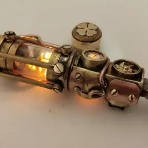 “Four leaf clover” motorized steampunk usb flashdrive