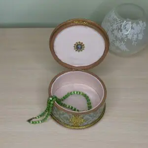 Medium size wooden box. Unique jewelry box. Wooden taro card box, anniversary Gift and birthday gift box , mothers day box , Nanny gift box, stash box
