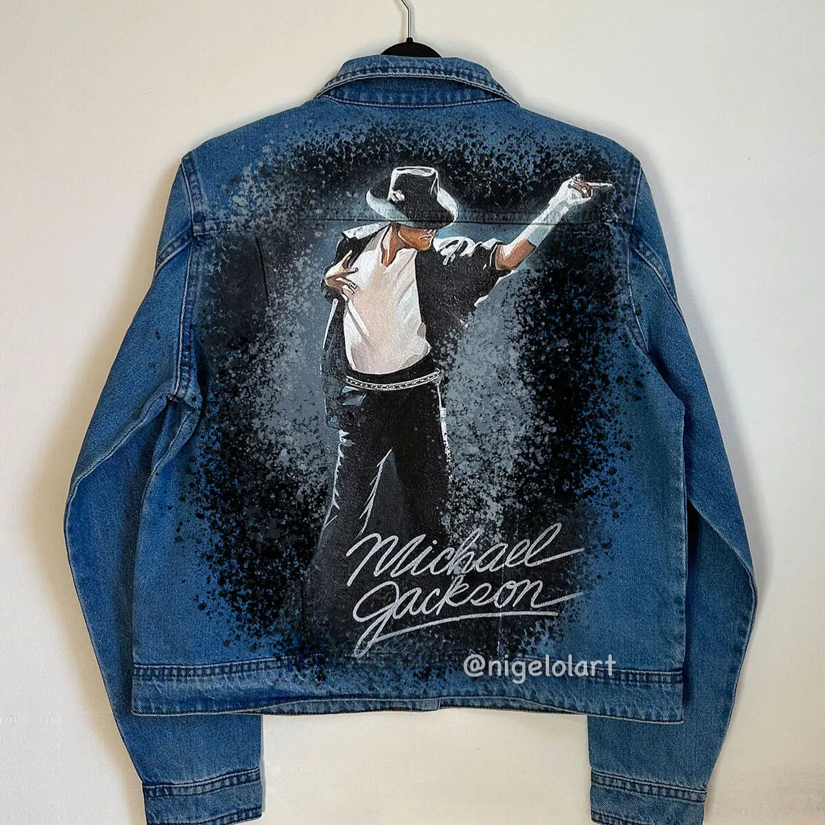 Thriller 40 Photo Vintage Blue Tee  Shop the Michael Jackson Official Store
