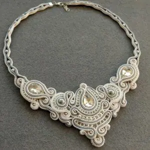 Handmade designers necklace for a bride