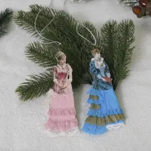 traditional Xmas tree decorations