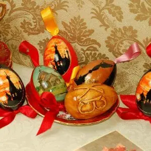 Hand-Painted Easter Wooden Eggs Unique Gifts