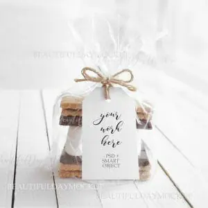 Mockup tag,mockup wedding tag, gift tag mockup