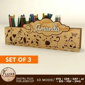 Pencil Box Bundle, Pencil Holders, Education Tools