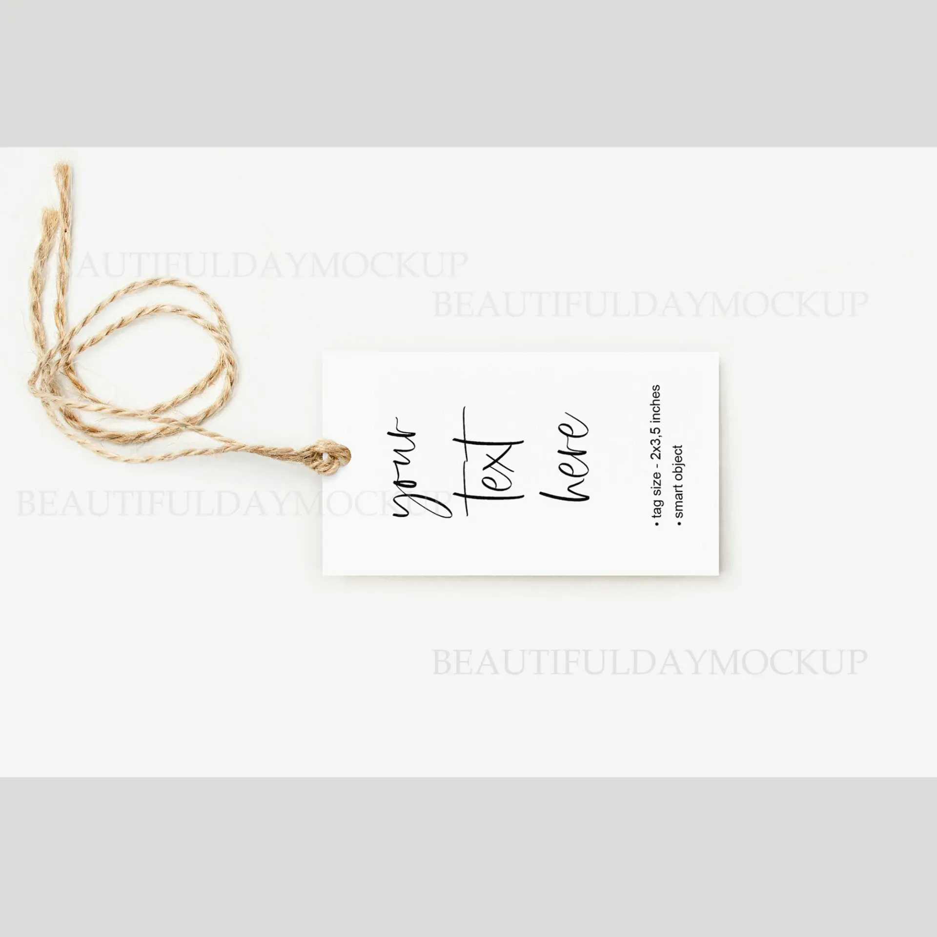 Mockup tag,mockup wedding tag, gift tag mockup