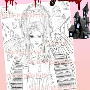 Single coloring page “Welcome to My World”