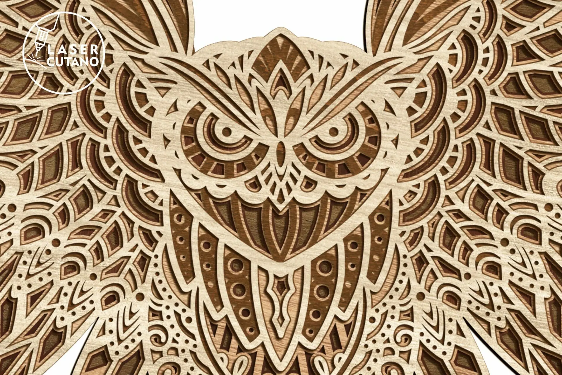 Owl Multilayer Mandala Wall Art