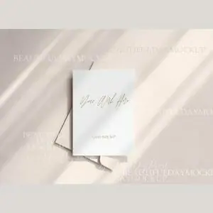 Mockup wedding invitation,mockup invitation,mockup card