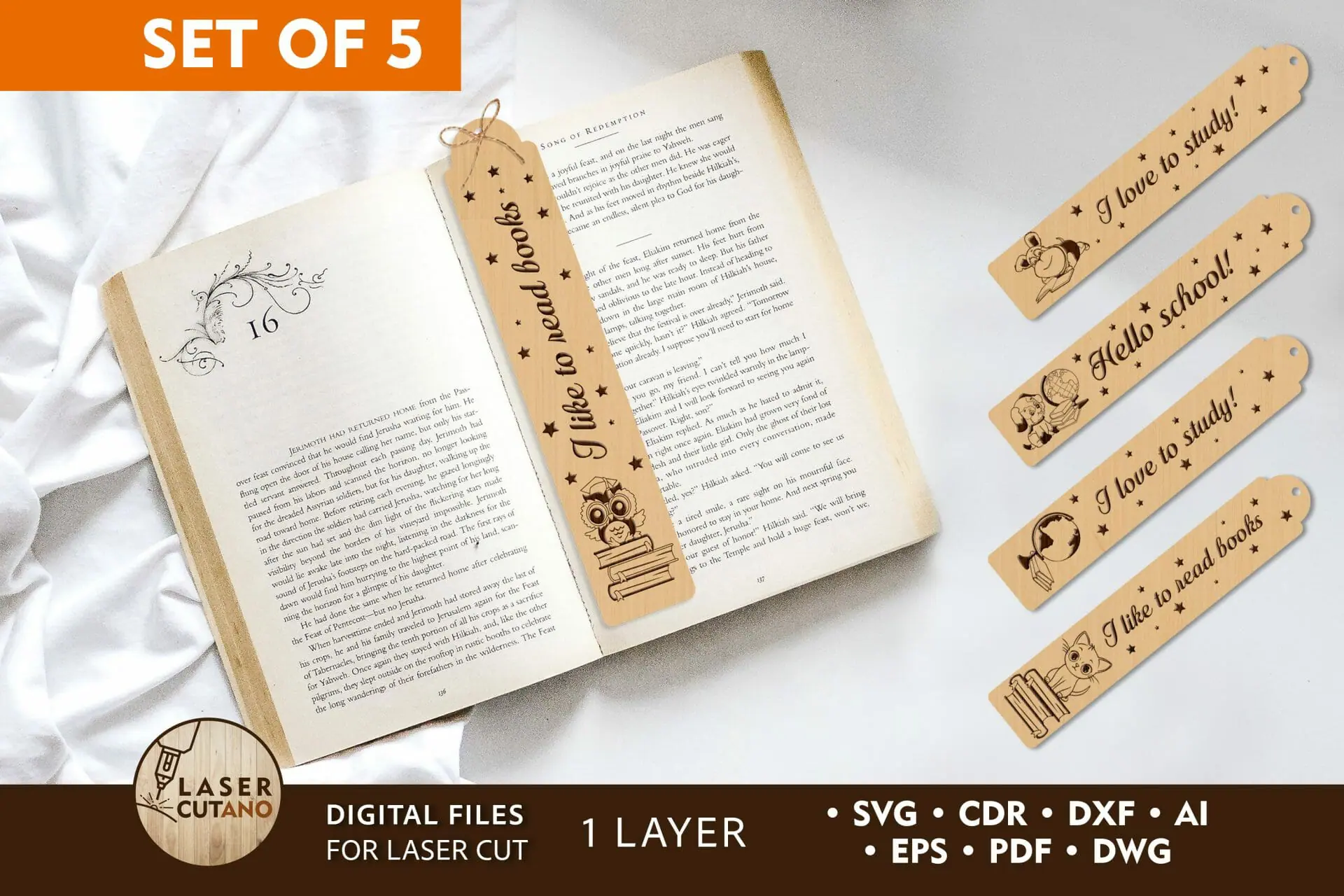 Bookmarks Bundle, Back to School Crafts - Crealandia