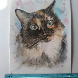 Sweet Cara Memorial Pet Portrait Private Listing