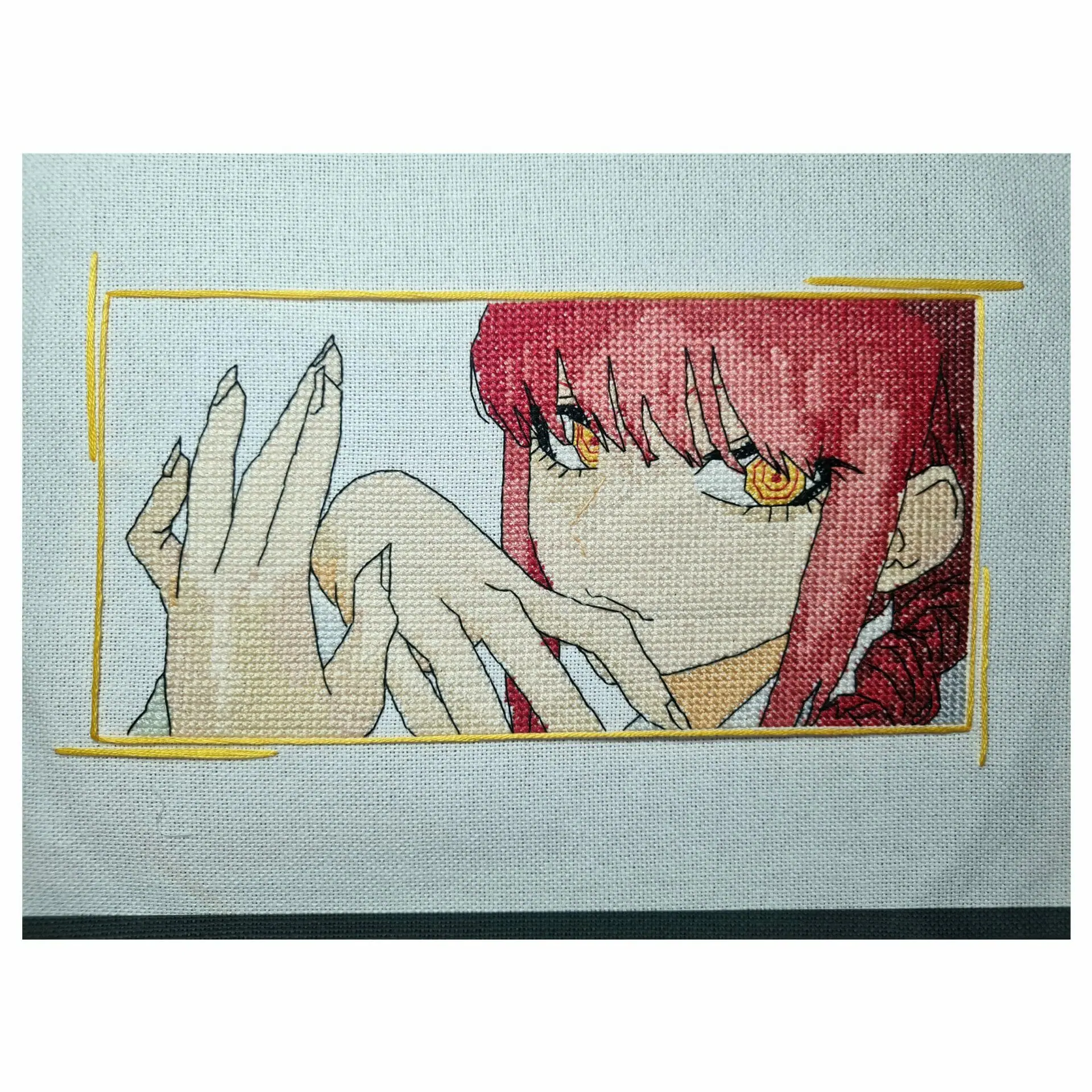 Anime cross stitch pattern Makima Demon 5 Anime cross stitch pattern Makima Demon - Image 5