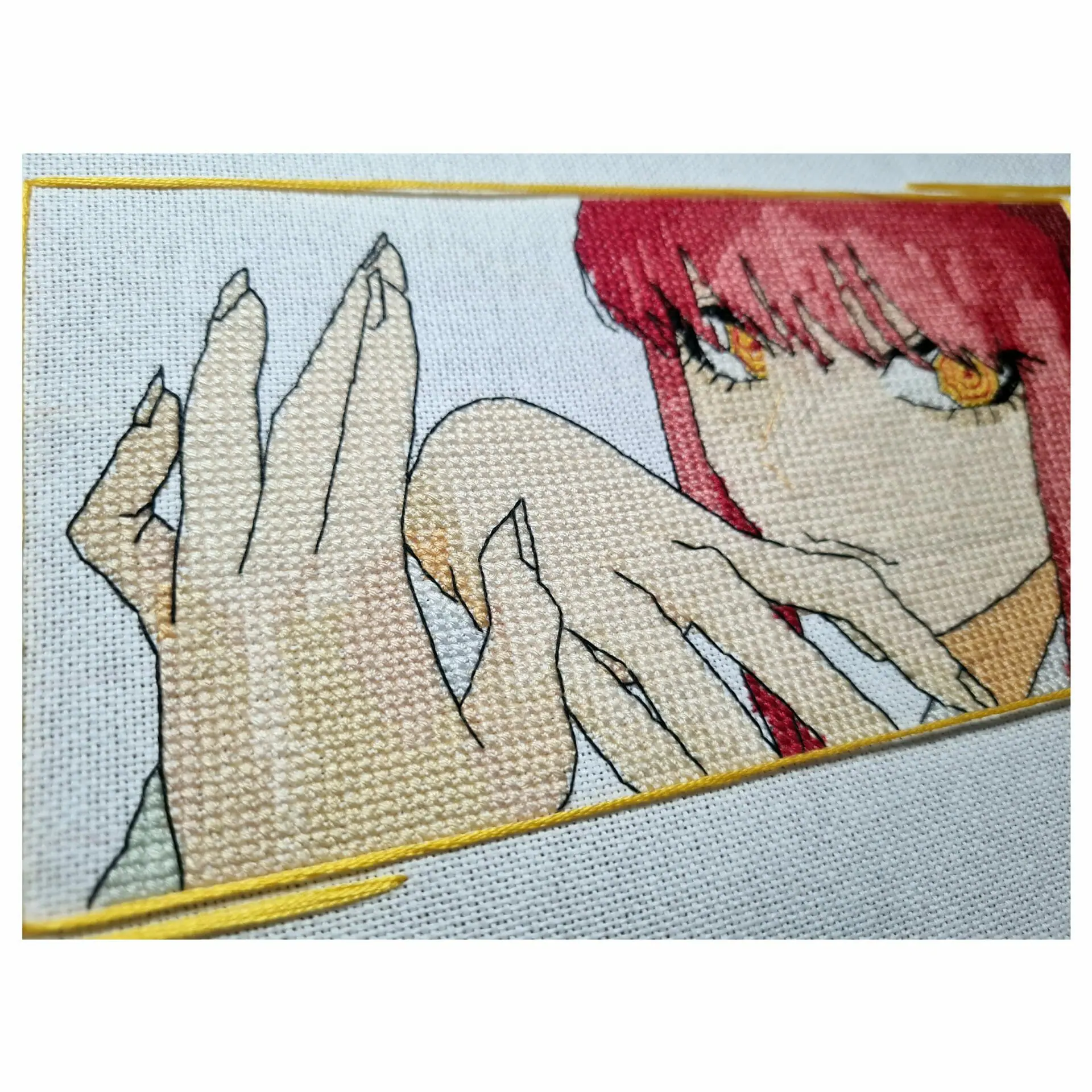 Anime cross stitch pattern Makima Demon 7 Anime cross stitch pattern Makima Demon - Image 7