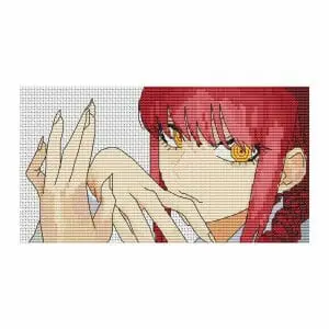 Hellsing Alucard Integra Anime Cross Stitch PDF Pattern