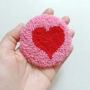 Car coasters Tufted coasters Punch needle coasters Christmas coasters
