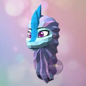 DIY Sisu Dragon Head template Papercraft PDF