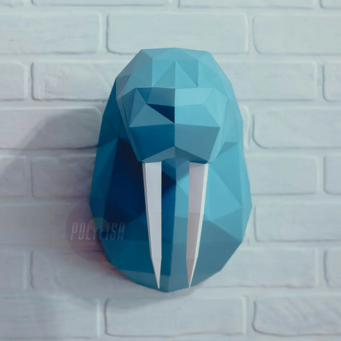 DIY Warlus Head template Papercraft PDF