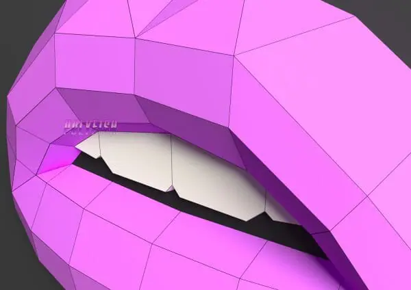 Making Paper Lips DIY Lips #4 template Papercraft PDF - Crealandia