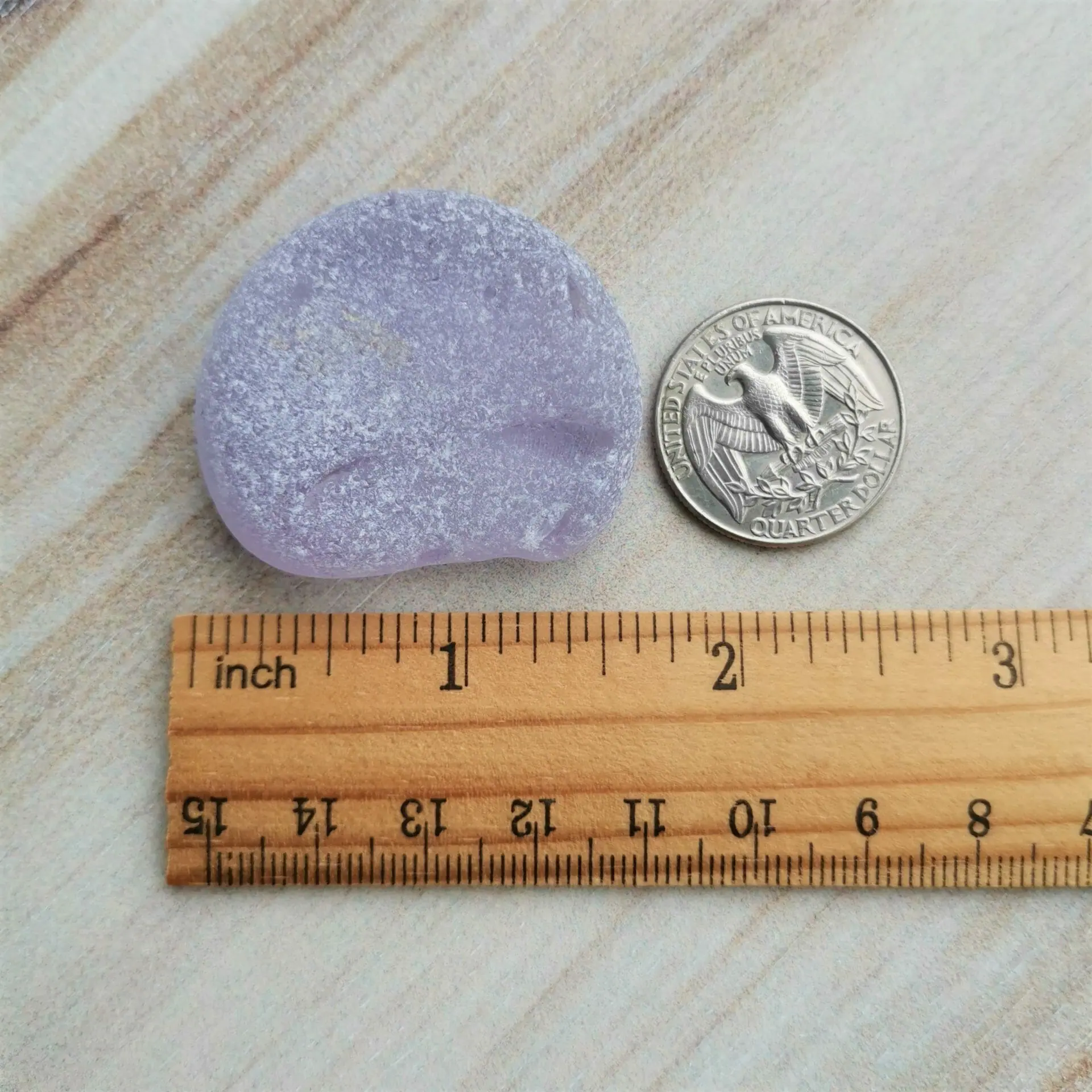 Lilac sea glass P133