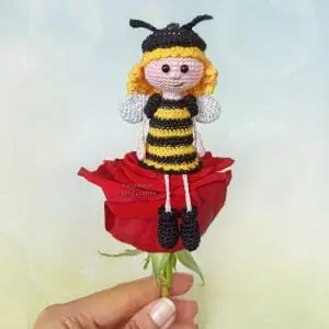 Keychain Bee Doll
