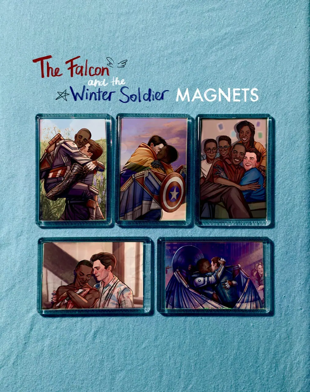 The falcon and the winter soldier magnets