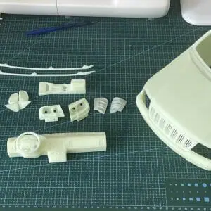 SLA 3D printed Jeep Grand Cherokee body 1/10 scale