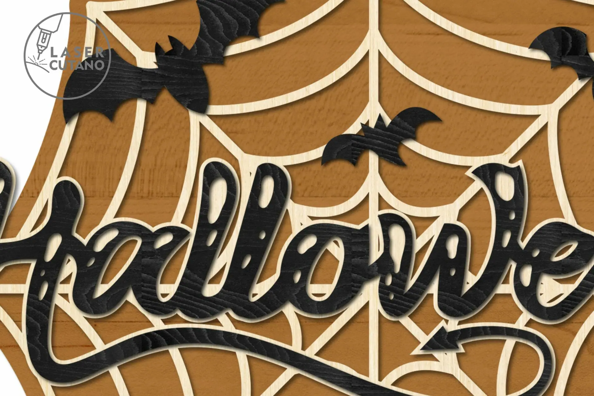 Spiderweb Halloween Decoration Cut Template 5 Spiderweb Halloween Decoration Cut Template - Image 5