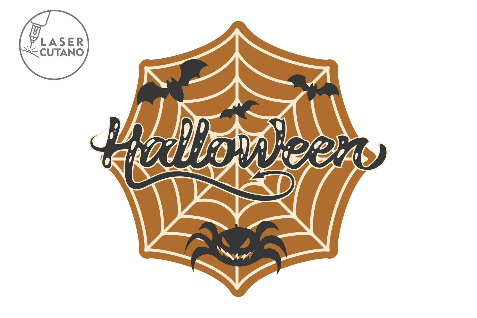 Spiderweb Halloween Decoration Cut Template 10 Spiderweb Halloween Decoration Cut Template - Image 10