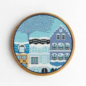 Urban-Street-Landscape-Cross-Stitch-Pattern-PDF-Gift-Christmas-3-2