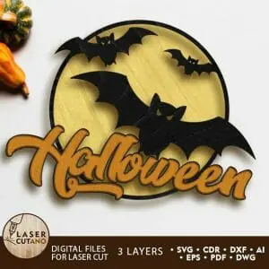 Halloween Laser Cut Template