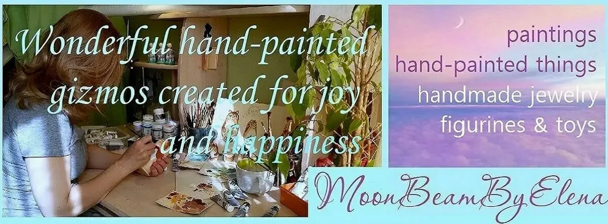 Art painting MoonBeamByElena