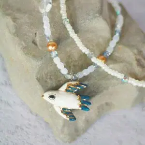 Blue Bird Necklace