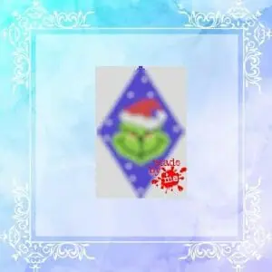 Pod Grinch ~ 22 righe - tutorial - 3d peyote pod
