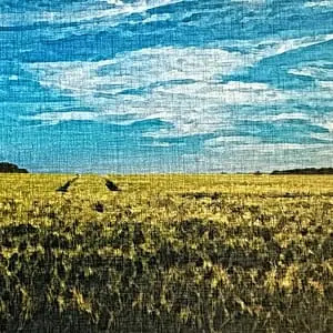 Painting – “GOLDEN ROAD”