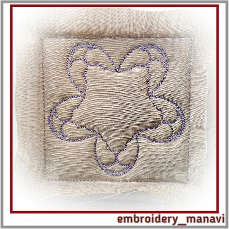 Quilt Block 13a Machine Embroidery Designs - 6 Sizes 6 Quilt Block 13a Machine Embroidery Designs - 6 Sizes - Image 6