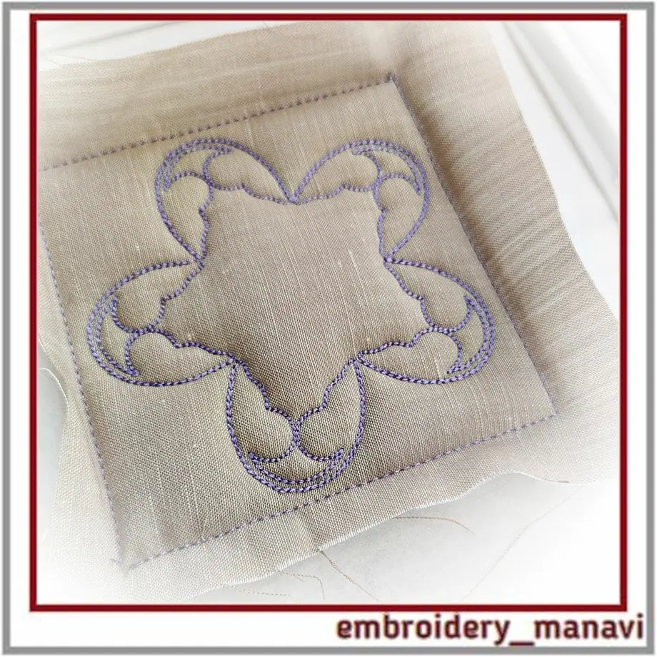 Quilt Block 13a Machine Embroidery Designs - 6 Sizes 5 Quilt Block 13a Machine Embroidery Designs - 6 Sizes - Image 5