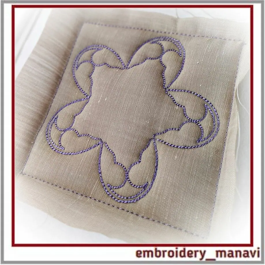 Quilt Block 13a Machine Embroidery Designs - 6 Sizes 4 Quilt Block 13a Machine Embroidery Designs - 6 Sizes - Image 4