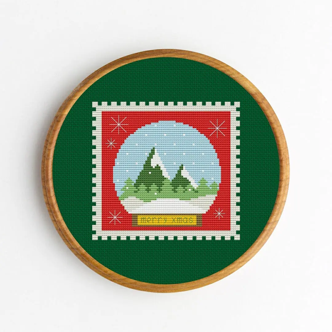 Christmas-Mountain-Cross-Stitch-Pattern-PDF-DIY-Gift-1