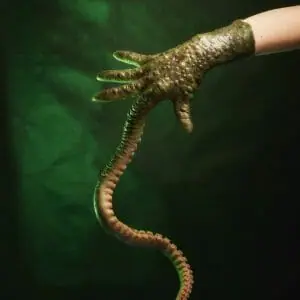 Green tentacle glove