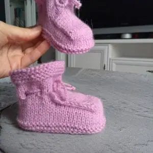 Girls' booties 10 cm (3.93 inches)