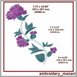 Carnation_flower_in_3_size_Machine_Embroidery_Design
