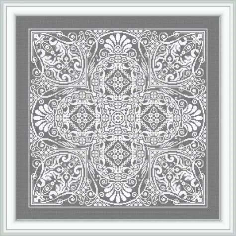 Cross stitch pattern geometry ornament ARETHA 3 Cross stitch pattern geometry ornament ARETHA - Image 3