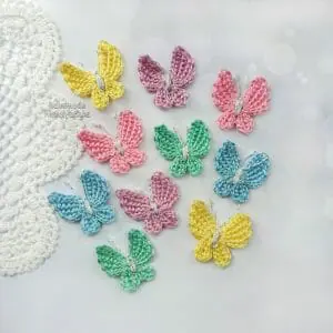 Crochet butterflies