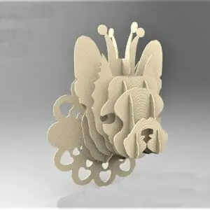 dog laser cutting