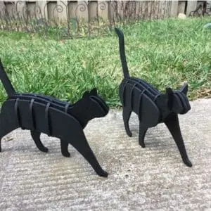 Cat dxf laser cutting