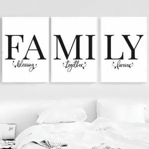 Family Set of 3 Prints