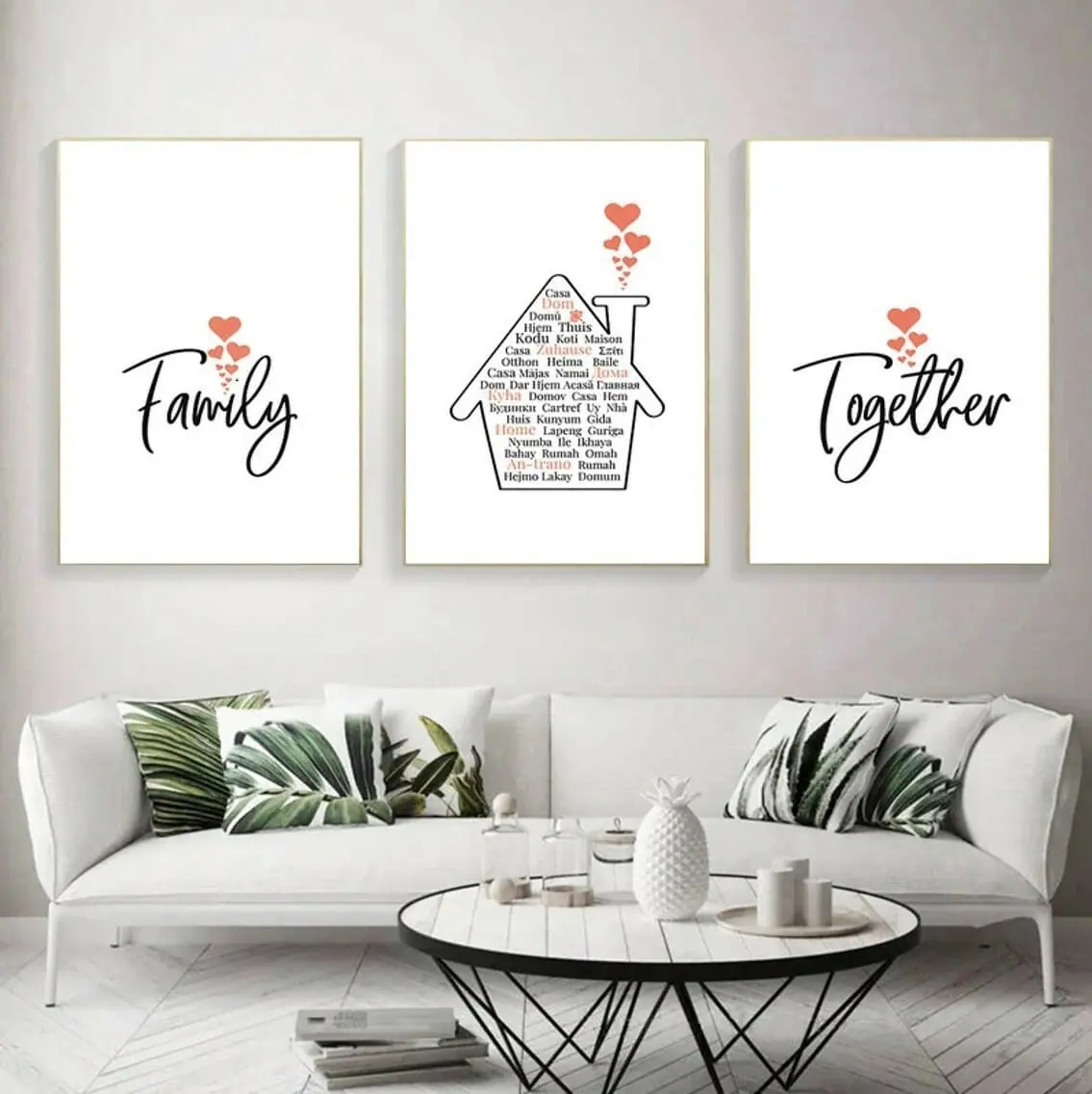 Family Home Together Set of 3 Printable Art 6 Family Home Together Set of 3 Printable Art - Image 6