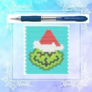 Pen Cover Grinch