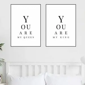 Bedroom Print Set Queen King Printable
